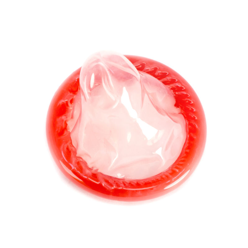 Kondom symbolisiert Sicherheit in der Computer Cloud